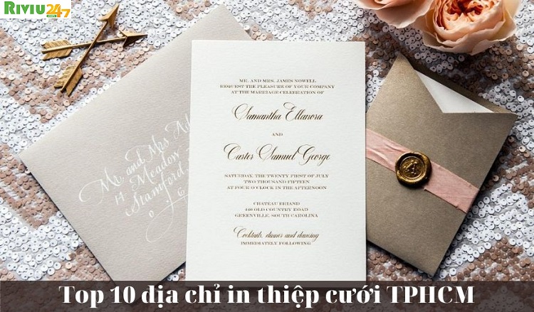 Top 10 Địa chỉ in thiệp cưới đẹp giá rẻ ở TPHCM - Riviu247