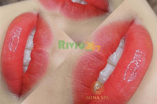 Mina Spa - phun môi ở đâu đẹp tại Quảng Ngãi